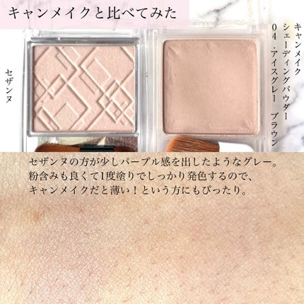 ナチュラルマットシェーディング/CEZANNE/シェーディングを使ったクチコミ(3枚目)