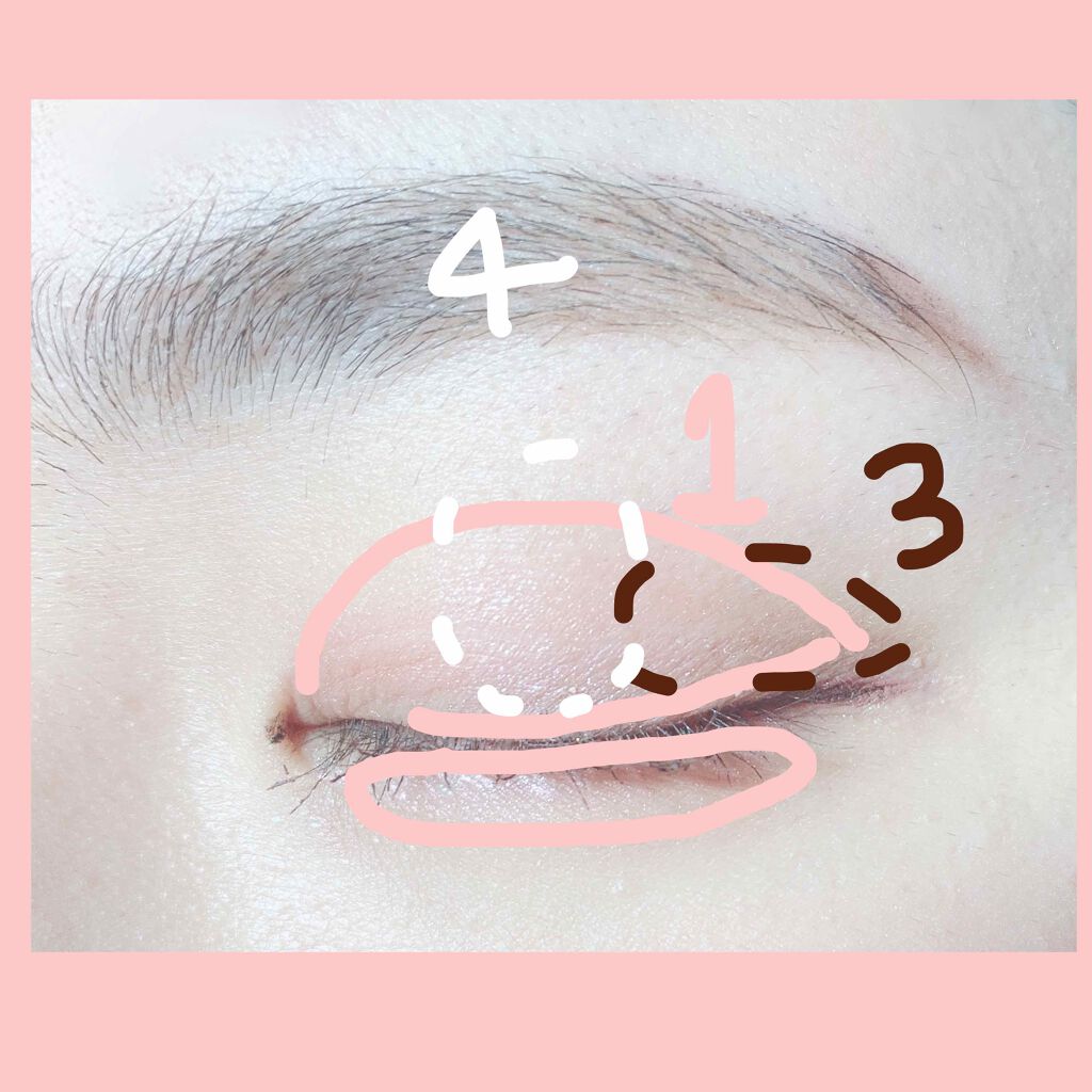 アイ カラー(チップ付)/ちふれ/アイシャドウパレットを使ったクチコミ（3枚目）