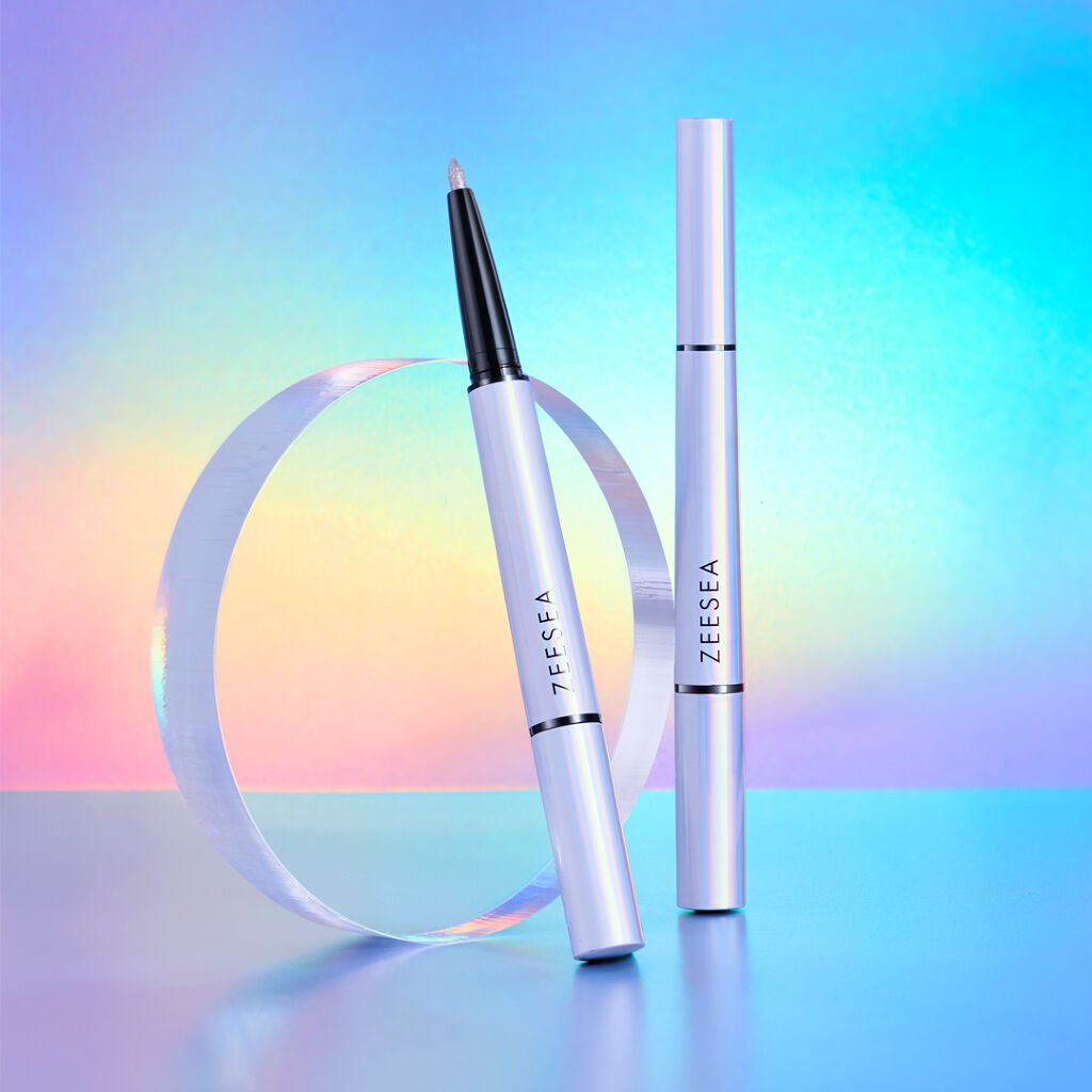 ZEESEA ダイヤモンドシリーズダブル カラー アイシャドウ、涙袋ペン