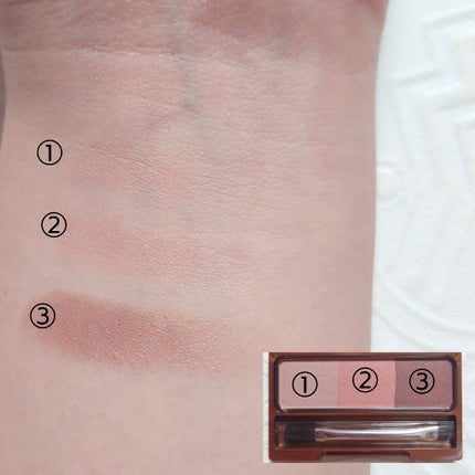 ノーズ&アイブロウパウダー/CEZANNE/パウダーアイブロウを使ったクチコミ(3枚目)