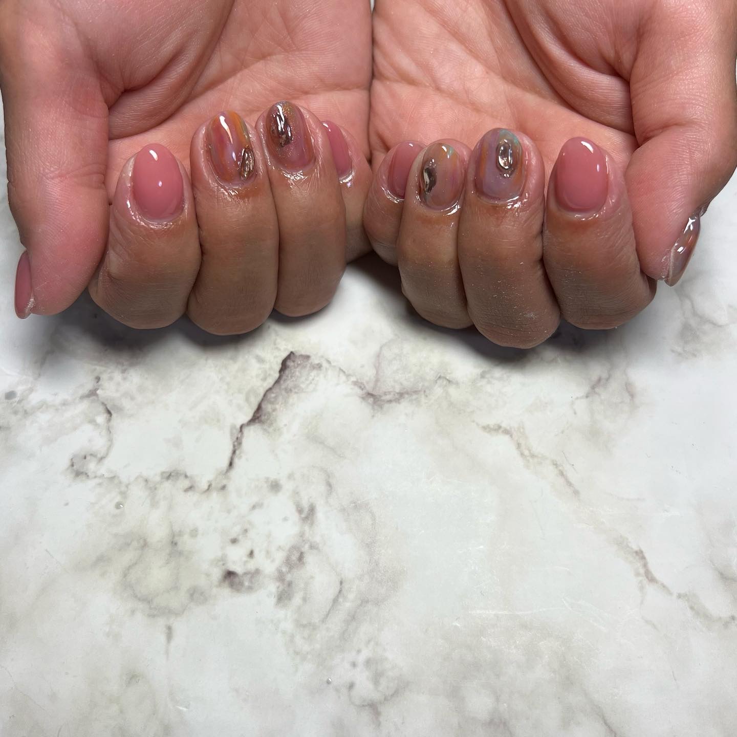 #おまかせネイル,#ネイル,#ニュアンスネイル,#スカルプネイル,#ジェルネイル,#ママネイル,#ギャルネイル,#大人ネイル,#派手ネイル,#ネイル,#城陽ネイル,#京都ネイル,#大阪ネイル,#奈良ネイルのネイルデザイン