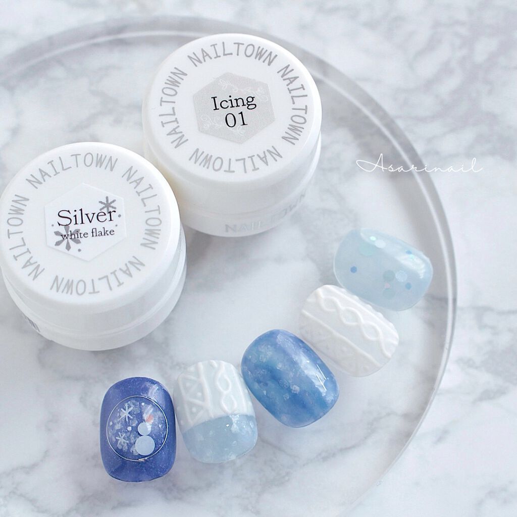 アイシングジェル/NAILTOWN/ジェルネイルを使ったクチコミ(5枚目)