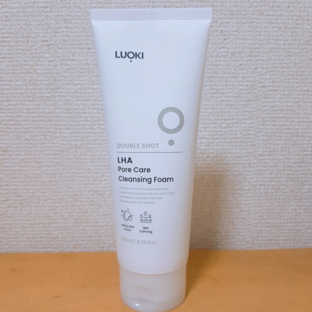 ダブルショットLHA毛穴ケアクレンジングフォーム /LUOKI/クレンジングクリームを使ったクチコミ(1枚目)