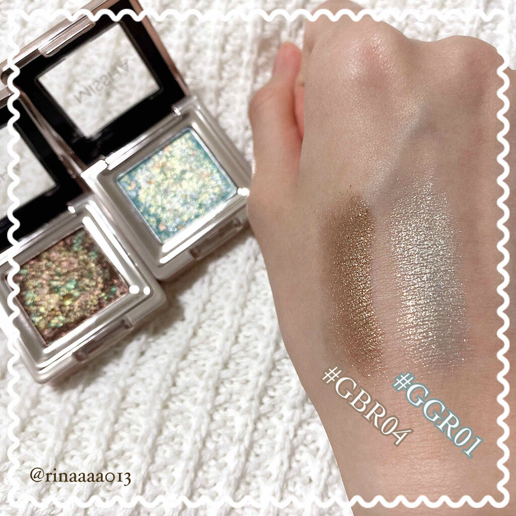 グリッタープリズム シャドウ/MISSHA/グリッターを使ったクチコミ（3枚目）