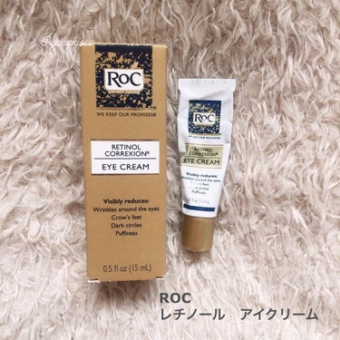 RoC retinol correxion eye cream