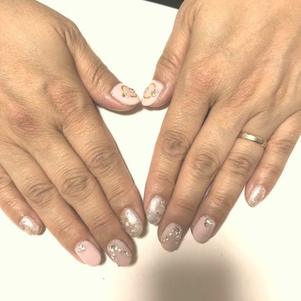 Rino on LIPS 「︴︴ピンクにフェアリーミラーをして︴ラメにはシェルを置きました..」(1枚目)