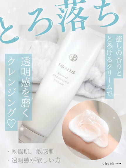ブライト クレンジング クリーム/IGNIS/クレンジングクリームを使ったクチコミ(1枚目)