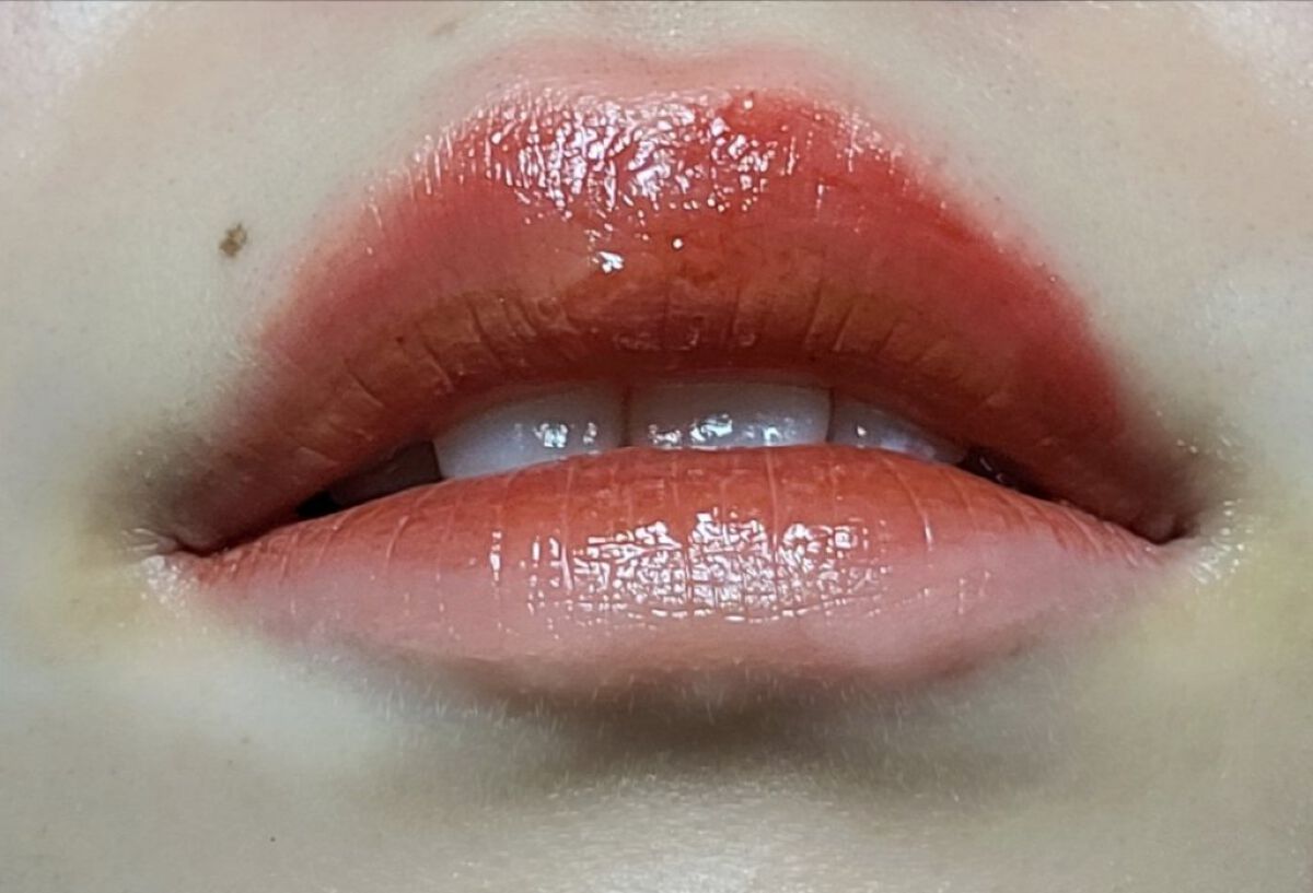 ジューシーリップティント/キャンメイク/口紅を使ったクチコミ（2枚目）