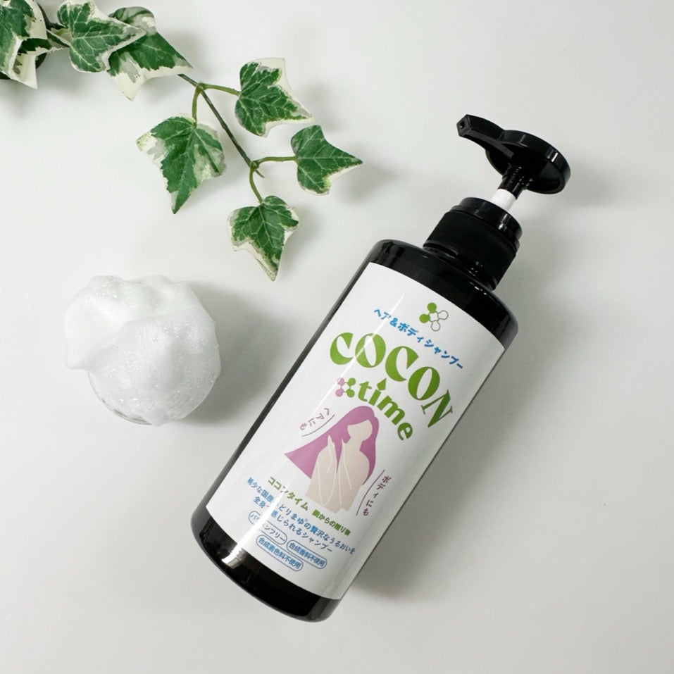 COCON time ココンタイム セリシン入り ヘア&ボディシャンプー/みやびやかシリーズ/市販シャンプーを使ったクチコミ（2枚目）