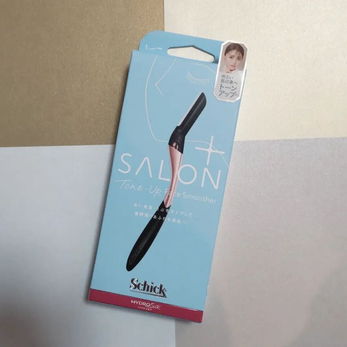 サロンプラス トーンアップ フェイススムーサー ホルダー（刃付き）/サロンプラス/シェーバーを使ったクチコミ（2枚目）