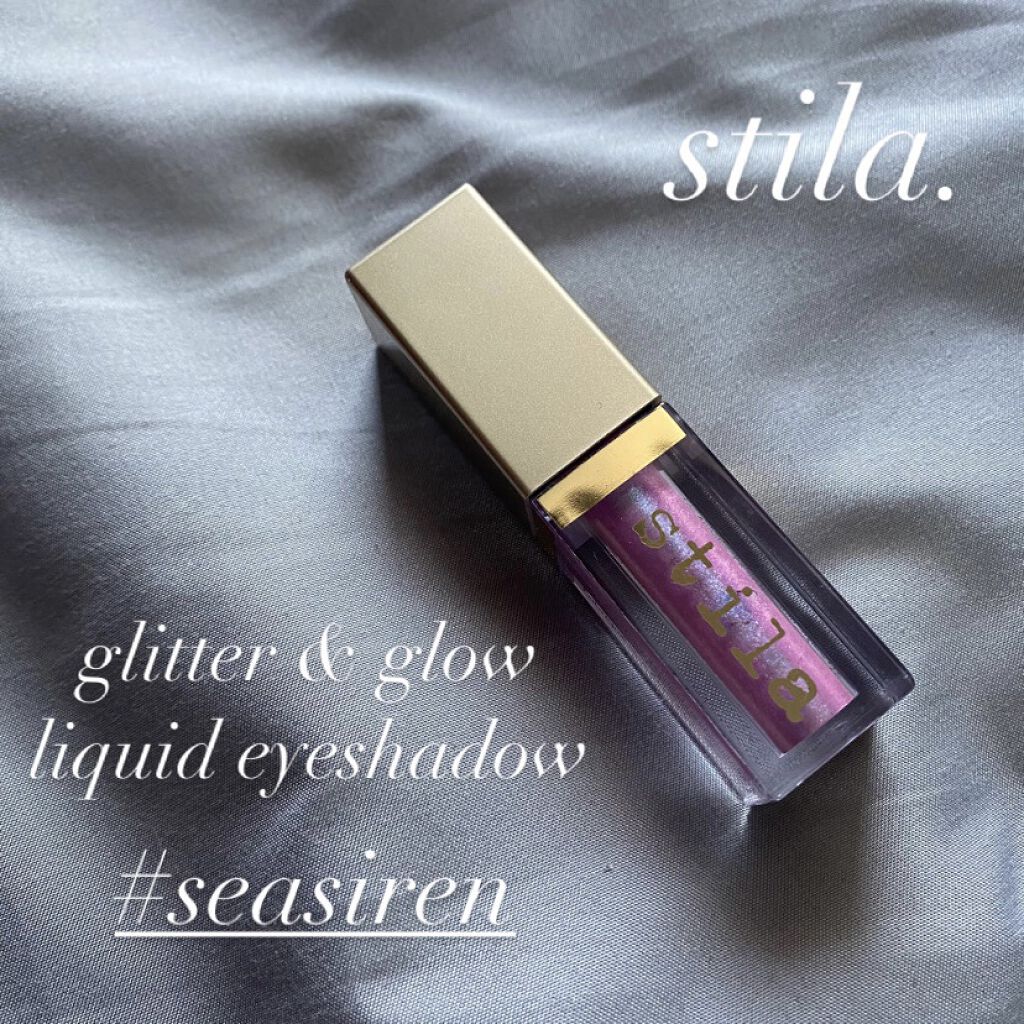 グリッター&グロウ リキッドアイシャドウ/stila/グリッターを使ったクチコミ（2枚目）