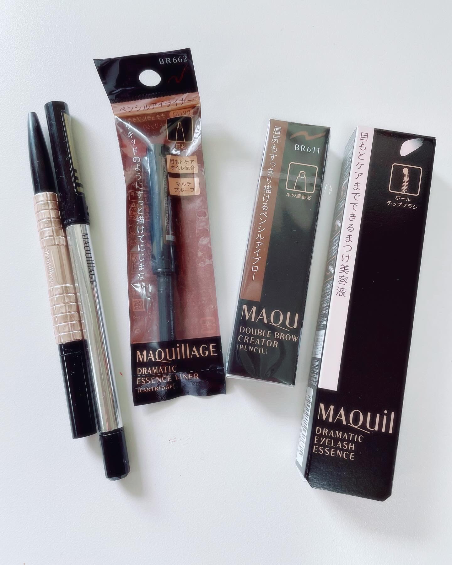 マキアージュ ダブルブロークリエーター （ペンシル）のクチコミ「マキアージュのカスタマイズできる
アイブローとアイライナー✨️
持ちやすくて、なめらかに描きや.....」（1枚目）