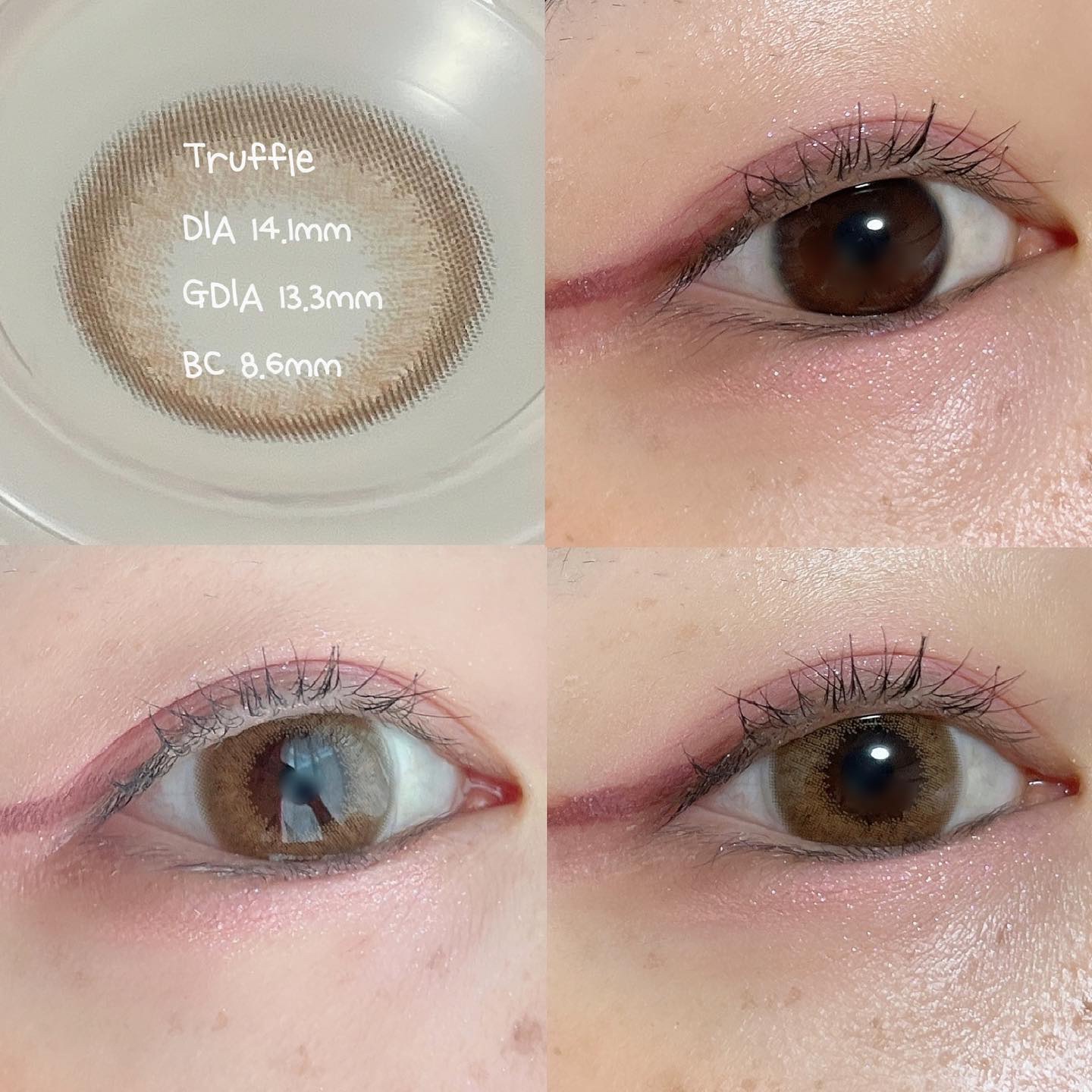 HARNE 1day/HARNE/ワンデー（１DAY）カラコンを使ったクチコミ（3枚目）