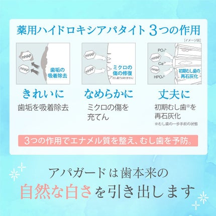 【公式】美白歯みがき「アパガード」 on LIPS 「【徹底解説🔍】美白歯みがき#アパガードのノンフォームタイプ#..」(7枚目)