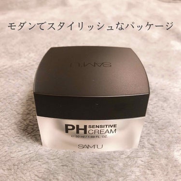 SAM'U PH センシティブクリームのクチコミ「【pHコントロール】夢のようなスキンケア💭✨

理想的なpHバランスをコントロール！

低刺激.....」（2枚目）