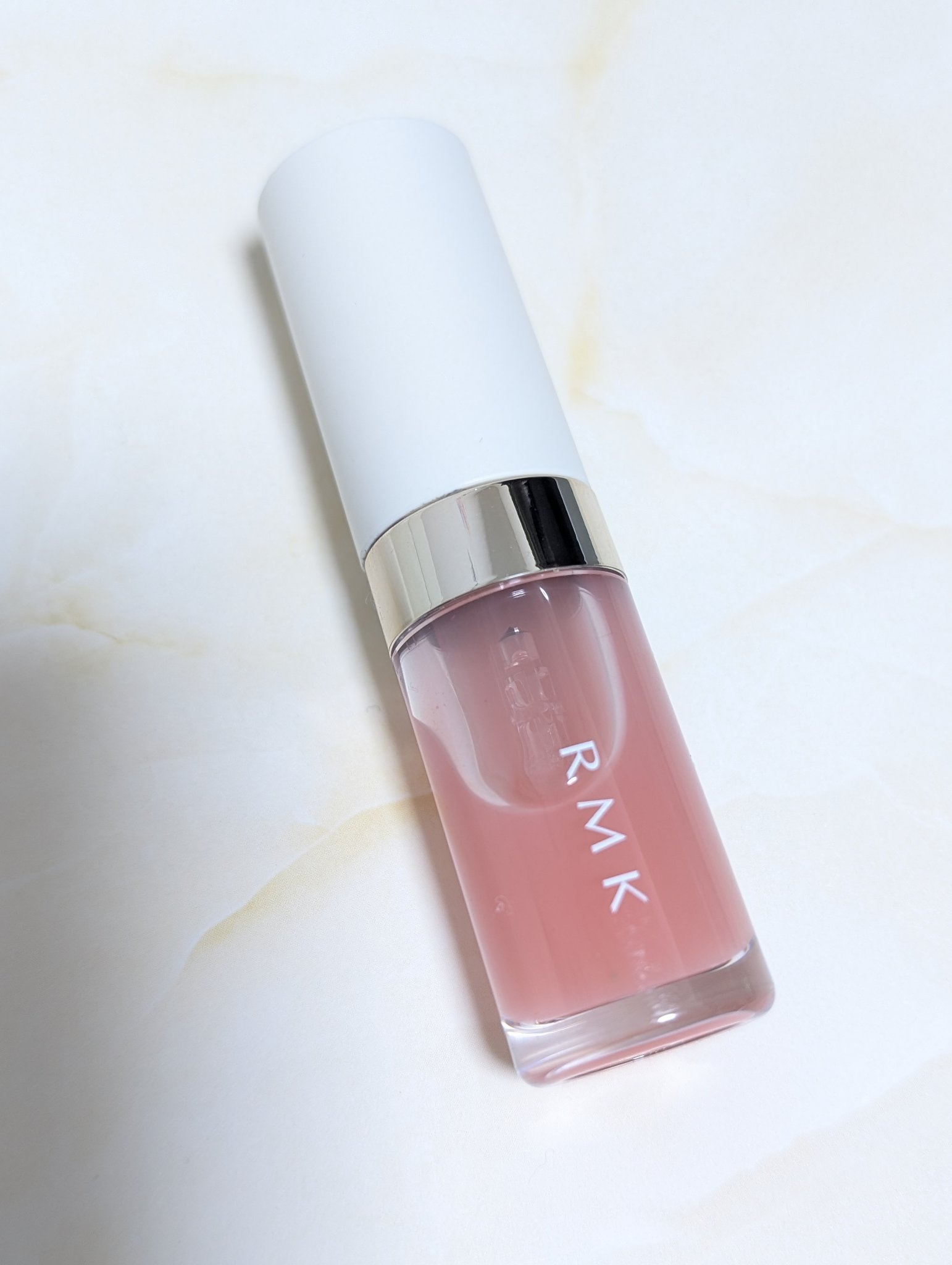 RMK リップ ルミナイザー 01 Just Peachy/RMK/リップグロスを使ったクチコミ（1枚目）