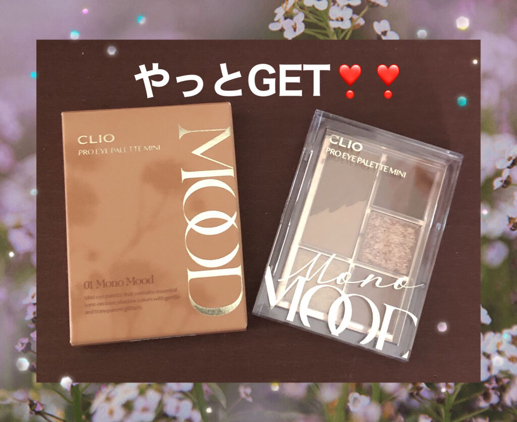 プロ アイパレット ミニ/CLIO/アイシャドウパレットを使ったクチコミ（1枚目）