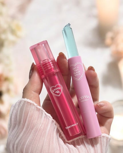 ゲットイットティントグレーズバーム/TONYMOLY/リップティントを使ったクチコミ(6枚目)