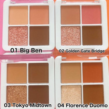 プチポケットアイシャドウパレット 02 Golden Gate Bridge(ゴールデンゲートブリッジ)/SO GLAM/アイシャドウパレットを使ったクチコミ（3枚目）