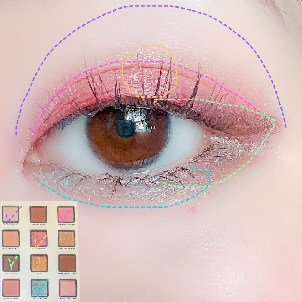 クリスマス イン ザ シティ メイクアップコレクション/Too Faced/メイクアップキットを使ったクチコミ(9枚目)