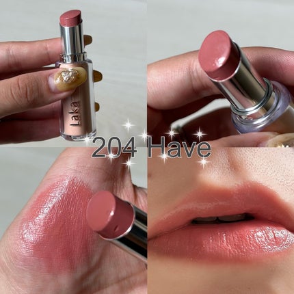 ボンディンググロウリップスティック/Laka/口紅を使ったクチコミ(2枚目)