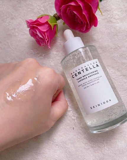 トーンブライトニング カプセルアンプル/SKIN1004/美容液を使ったクチコミ(4枚目)