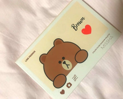 カラーフィルターシャドウパレット(ラインフレンズエディション)/MISSHA/アイシャドウパレットを使ったクチコミ(1枚目)