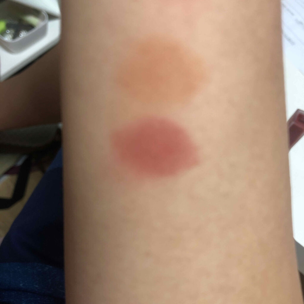 ブラー フィット ティント/MERZY/リップティントを使ったクチコミ（3枚目）