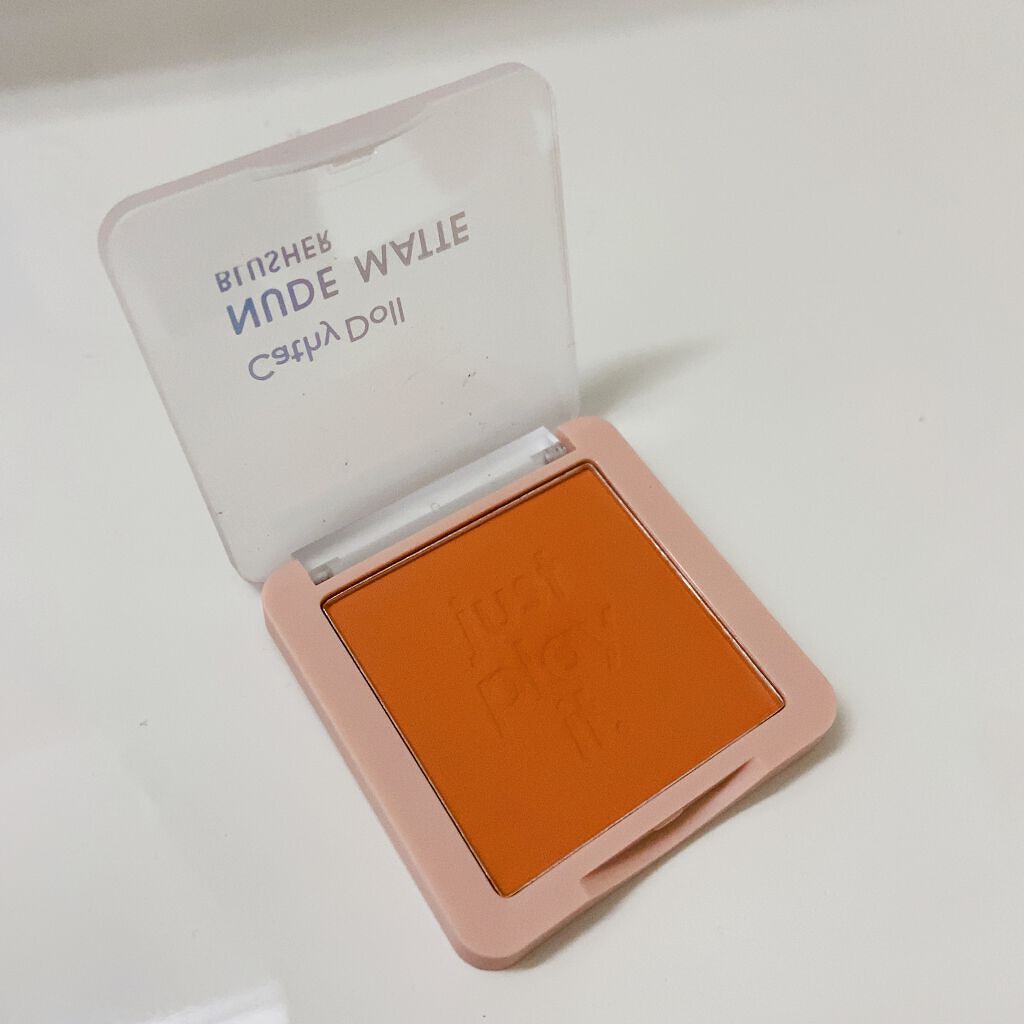 ヌードマットブラッシャー/CathyDoll/パウダーチークを使ったクチコミ(1枚目)