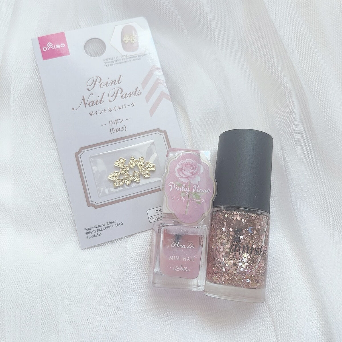 ミニネイル PK12 ピンキーローズ/パラドゥ/マニキュアを使ったクチコミ（2枚目）