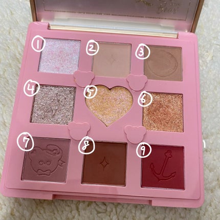 Love Bear 9色 アイシャドウパレット/FlowerKnows/アイシャドウパレットを使ったクチコミ(2枚目)