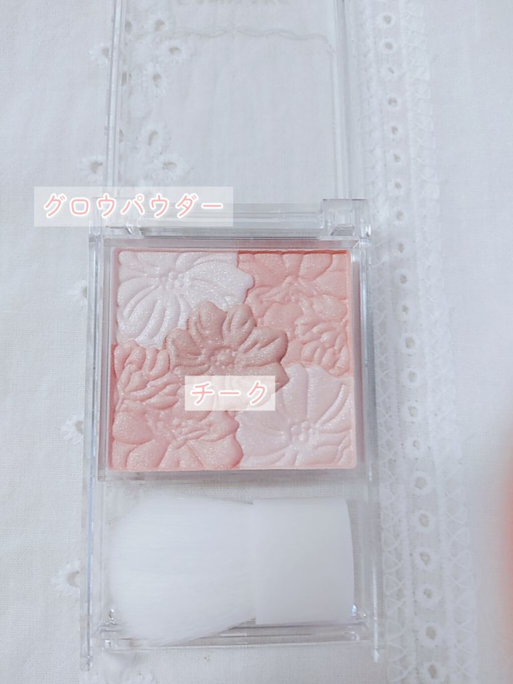 グロウフルールチークス/キャンメイク/パウダーチークを使ったクチコミ（3枚目）