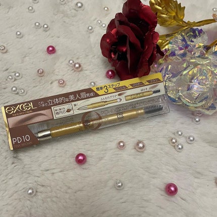 パウダー&ペンシル アイブロウEX/excel/アイブロウペンシルを使ったクチコミ(2枚目)