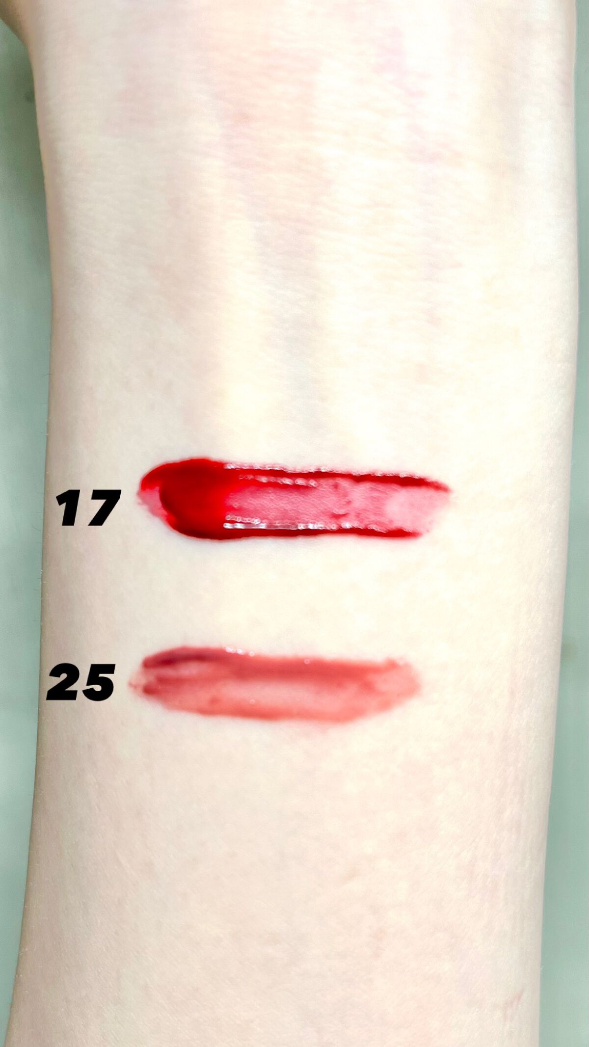 ジューシーラスティングティント/rom&nd/リップティントを使ったクチコミ（2枚目）