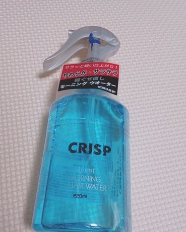 セリア CRISP寝癖直しモーニングウォーターのクチコミ「108円！
寝ぐせ直し モーニングウォーター CRISP  220ml

ミントタイプ
速乾性.....」（1枚目）