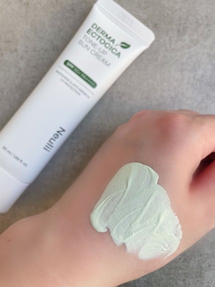 ダーマエクトシカトーンアップサンクリーム/Neulii/日焼け止めクリームを使ったクチコミ(3枚目)