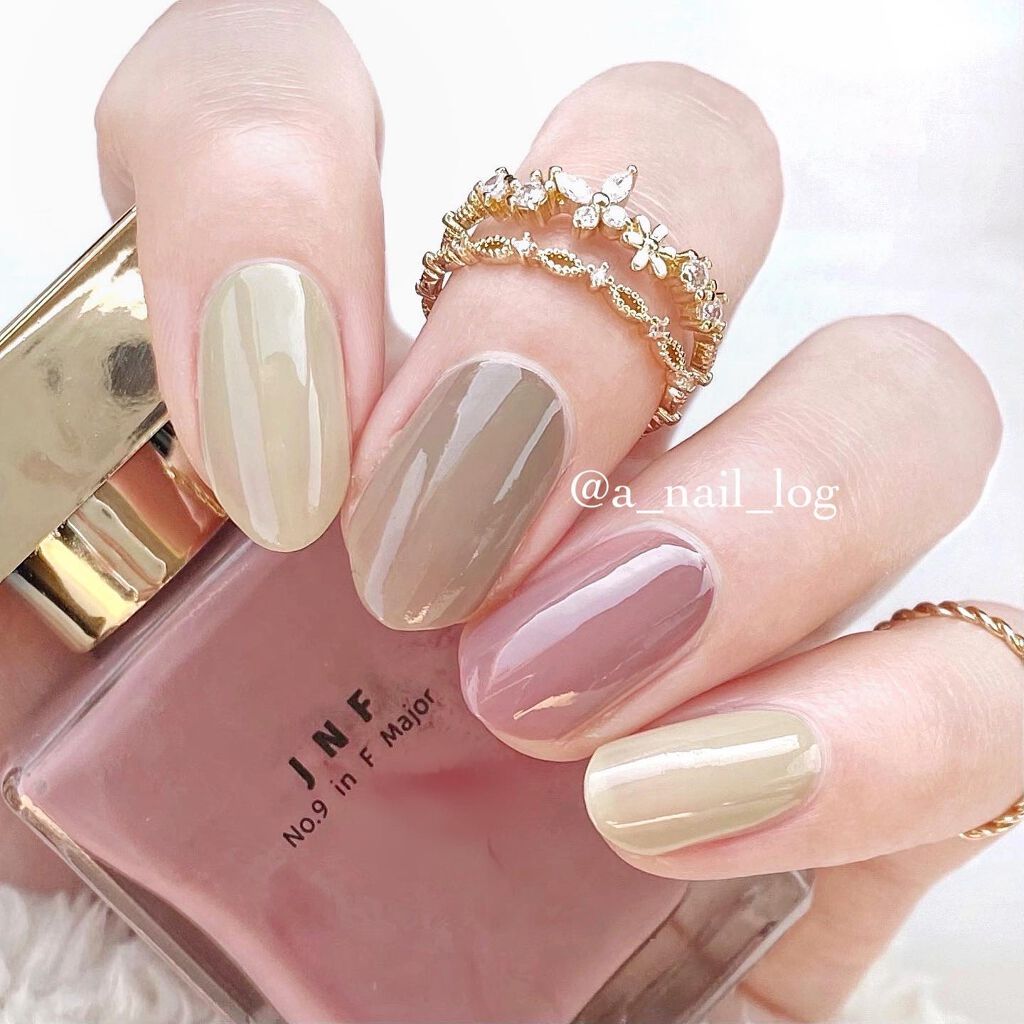 グレイズドフレグランスネイル/JNF/マニキュアを使ったクチコミ(1枚目)