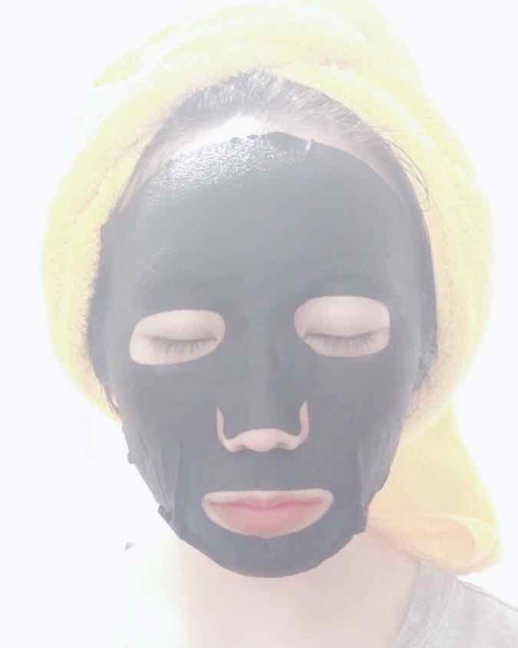 .*✿さくら❀·° on LIPS 「プレミアムチャコールブラックマスク新大久保での購入品です🧀🧀🧀..」(3枚目)