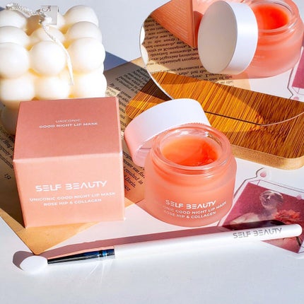 ユニコーングッドナイトリップマスク ローズヒップ&コラーゲン/SELF BEAUTY/リップマスクを使ったクチコミ(1枚目)
