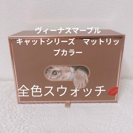 キャットシリーズマットリップカラー/Venus Marble/口紅を使ったクチコミ(1枚目)