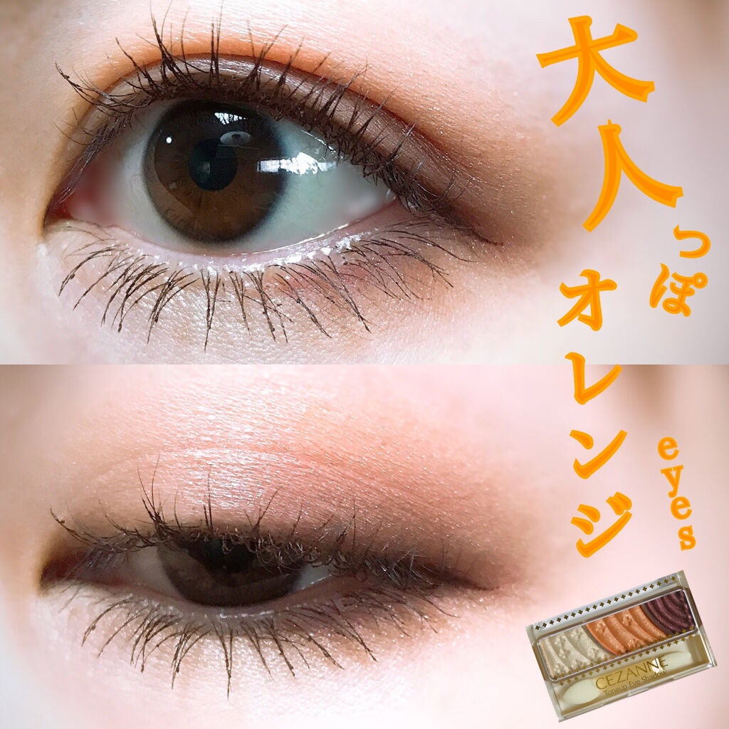 トーンアップアイシャドウ/CEZANNE/アイシャドウパレットを使ったクチコミ(1枚目)
