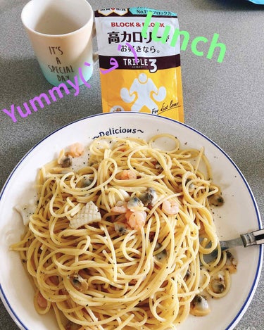 今日のお昼は、、、
パスタ( ´,,•ω•,,`)♡💜❤💙💚
シーフードペペロンチーノ
久々パスタ食べたー❤️😎
サプリも飲んで、
今日はヘアカラー剤買いに行って、
筋トレしてジョギングしに行く💪( ･