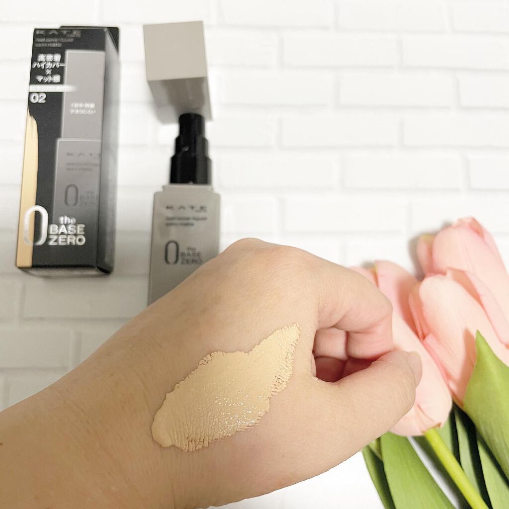 リアルカバーリキッド(セミマット)/KATE/リキッドファンデーションを使ったクチコミ(2枚目)