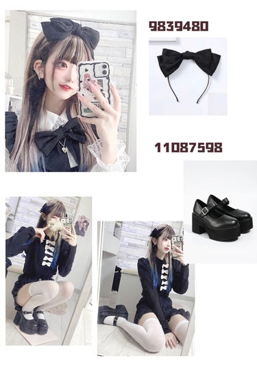 Liii▷ on LIPS 「【SHEINの大量購入品③🖤🤍】メイク用品や服など最近買ったシ..」（6枚目）