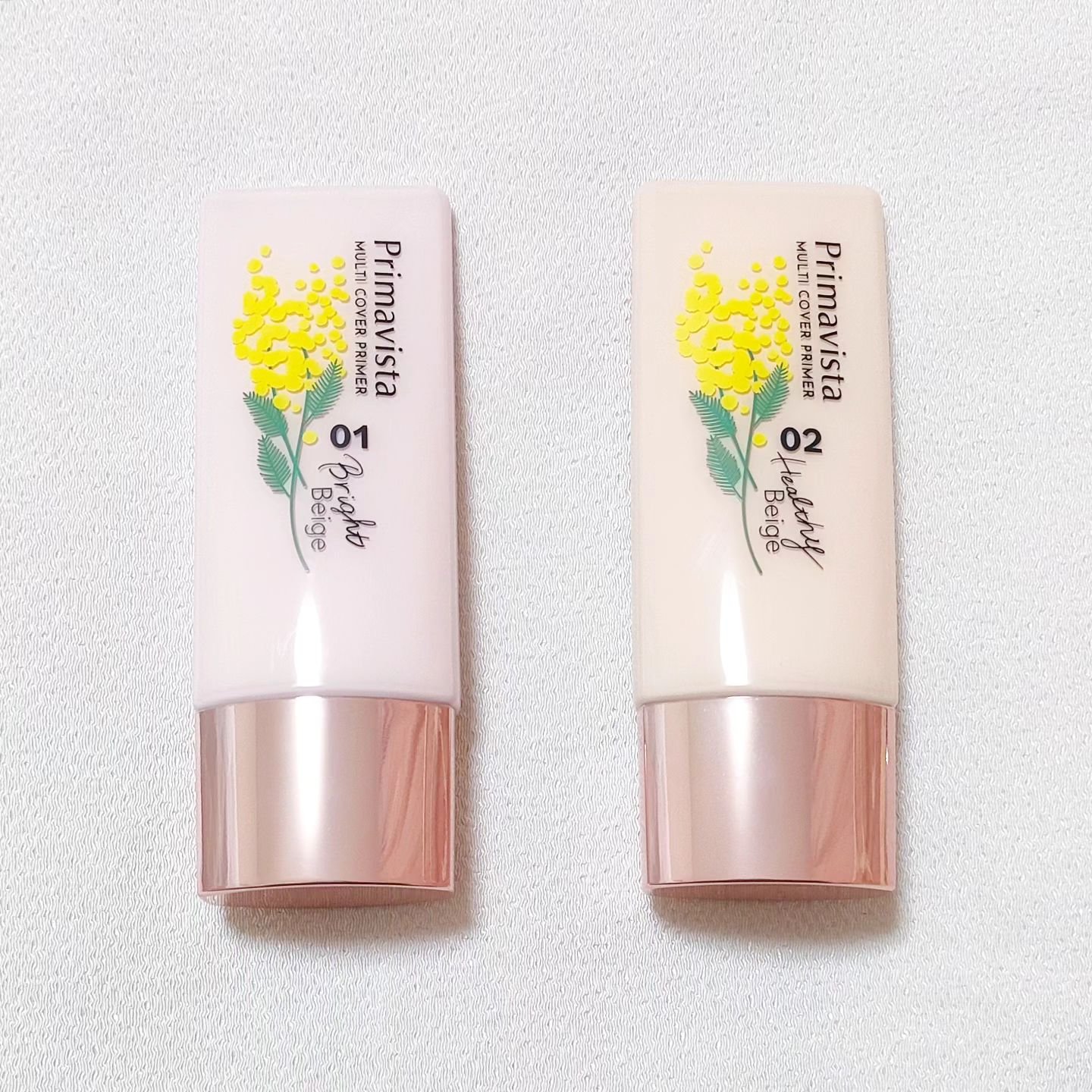 プリマヴィスタ ジャストワン フィニッシュ 01 ブライトベージュ 限定デザイン(ミモザ)/プリマヴィスタ/BBクリームを使ったクチコミ（1枚目）