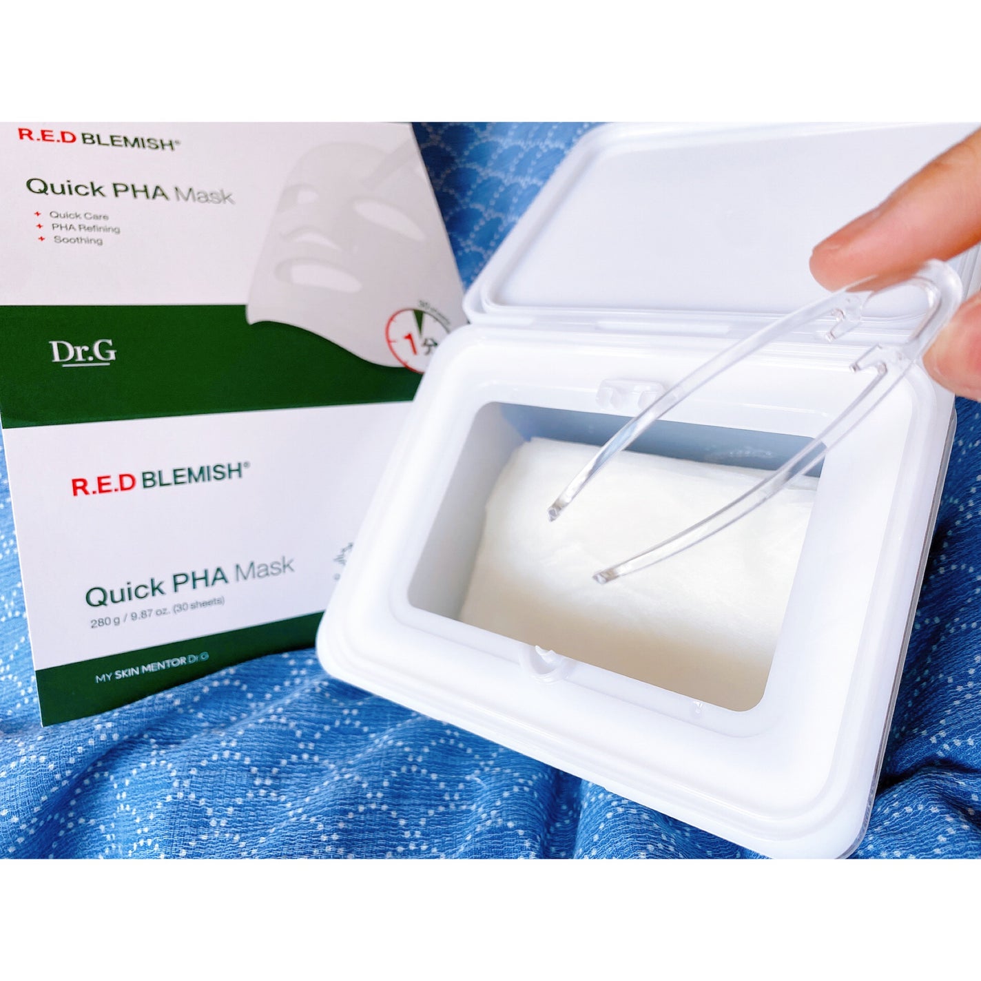 レッドブレミッシュクイックPHAシートマスク/Dr.G/シートマスク・パックを使ったクチコミ(6枚目)