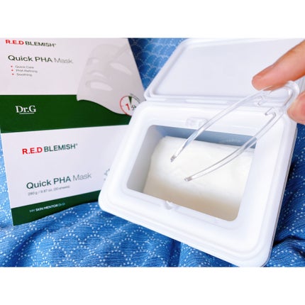 レッドブレミッシュクイックPHAシートマスク/Dr.G/シートマスク・パックを使ったクチコミ(6枚目)