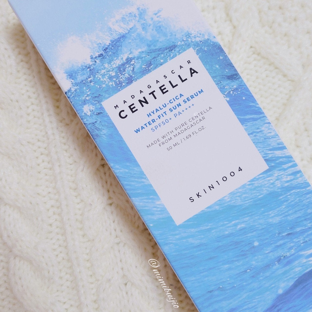 ヒアルーシカ ウォーターフィット サンセラム/SKIN1004/日焼け止めローションを使ったクチコミ(7枚目)