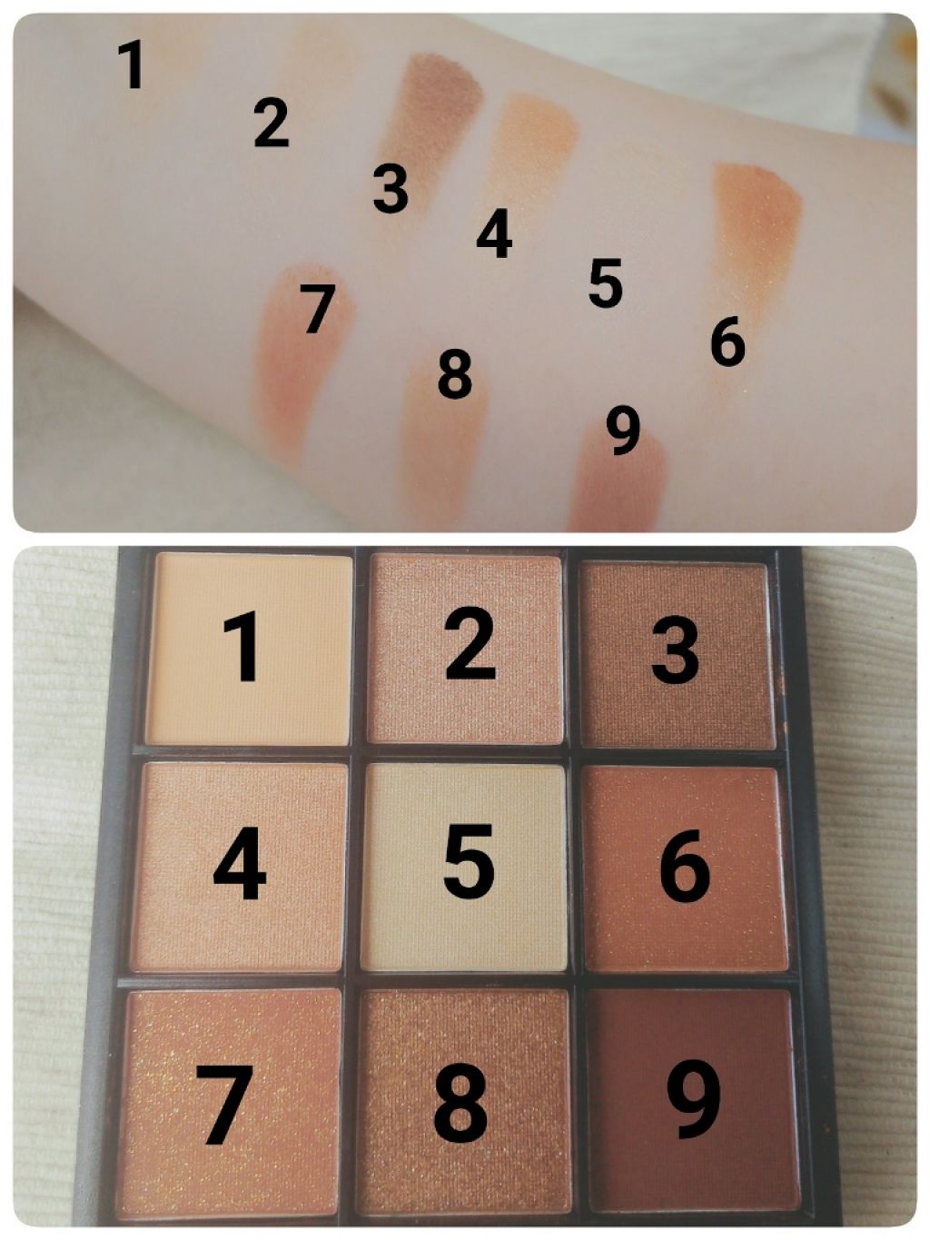 UR GLAM BLOOMING EYE COLOR PALETTE/U R GLAM/アイシャドウパレットを使ったクチコミ(3枚目)