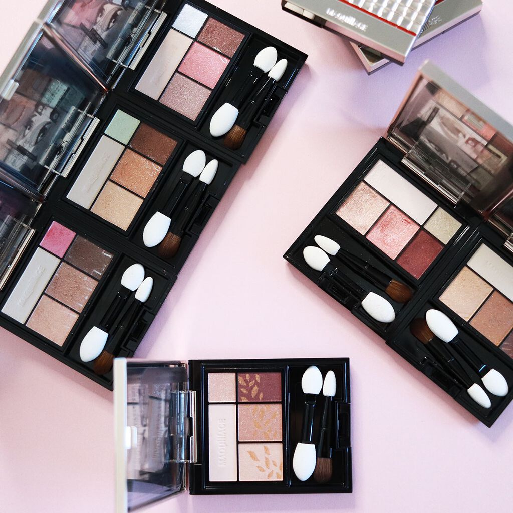 ドラマティックスタイリングアイズ RD606 ラズベリーモカ/マキアージュ/アイシャドウパレットを使ったクチコミ（3枚目）